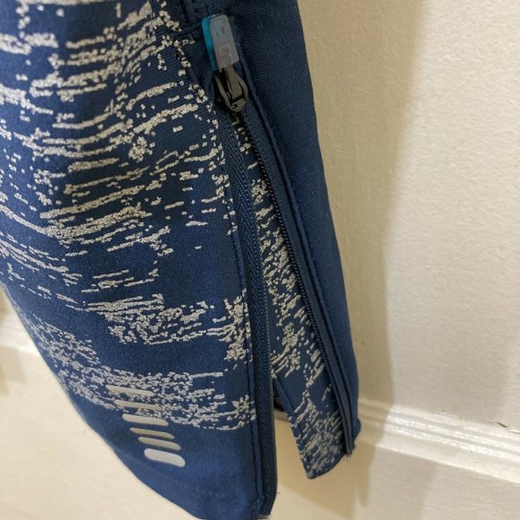 Under Armour Blue Orange Women's XL Heatgear‎ Compression Leggings $54 - Picture 8 of 12